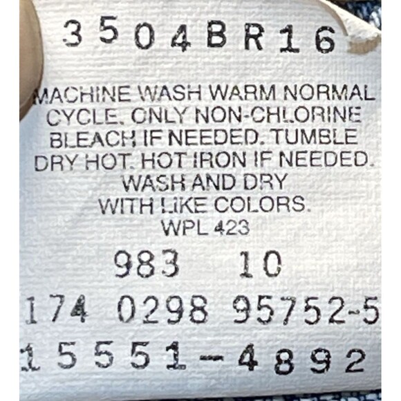 Vintage 90s Levi Strauss 550 Jeans Women's 12 M Relaxed Fit Tapered Leg USA - Picture 14 of 16